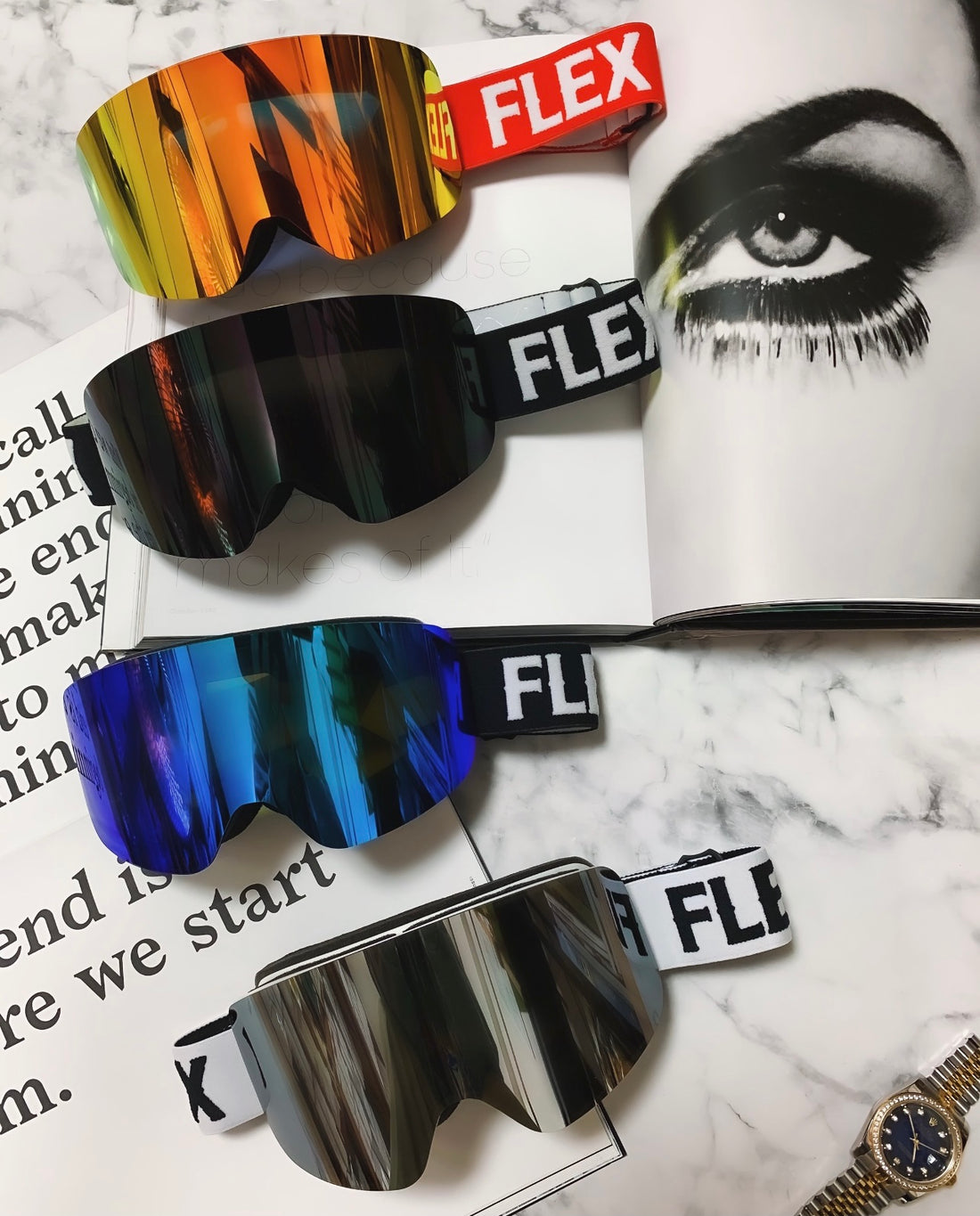 🔥本日２１：００〜予約販売開始🔥　❄️【4COLOR】FRAMELESS GOGGLES ❄️