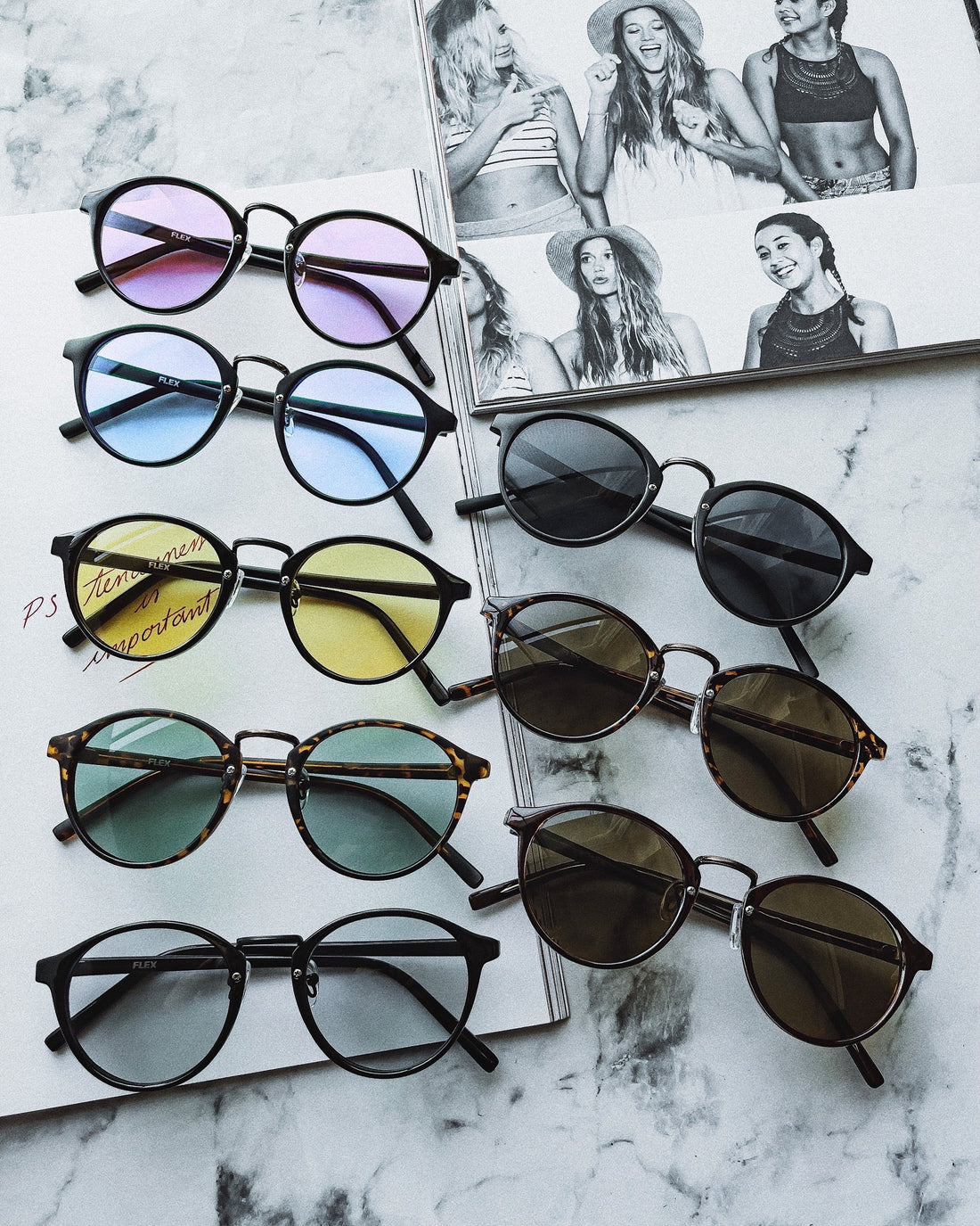 着画紹介✨第①弾✨ 【８COLOR】BOSTON SUNGLASSES
