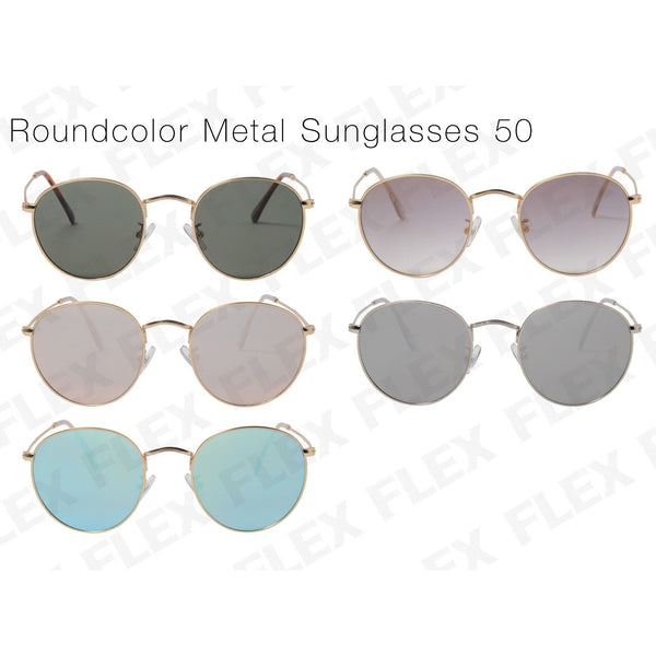 round metal sunglasses -50mm-
