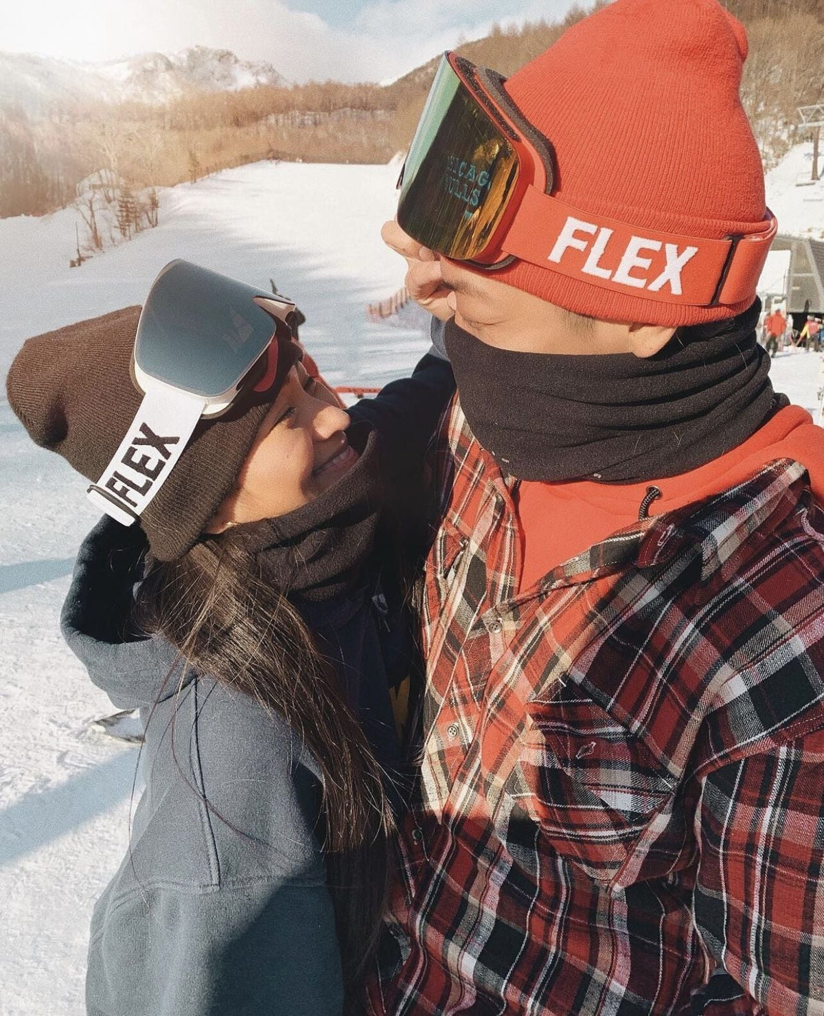 Frameless goggles