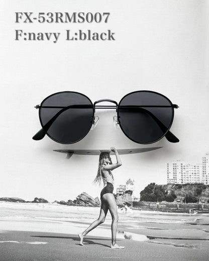 round metal sunglasses -53mm-