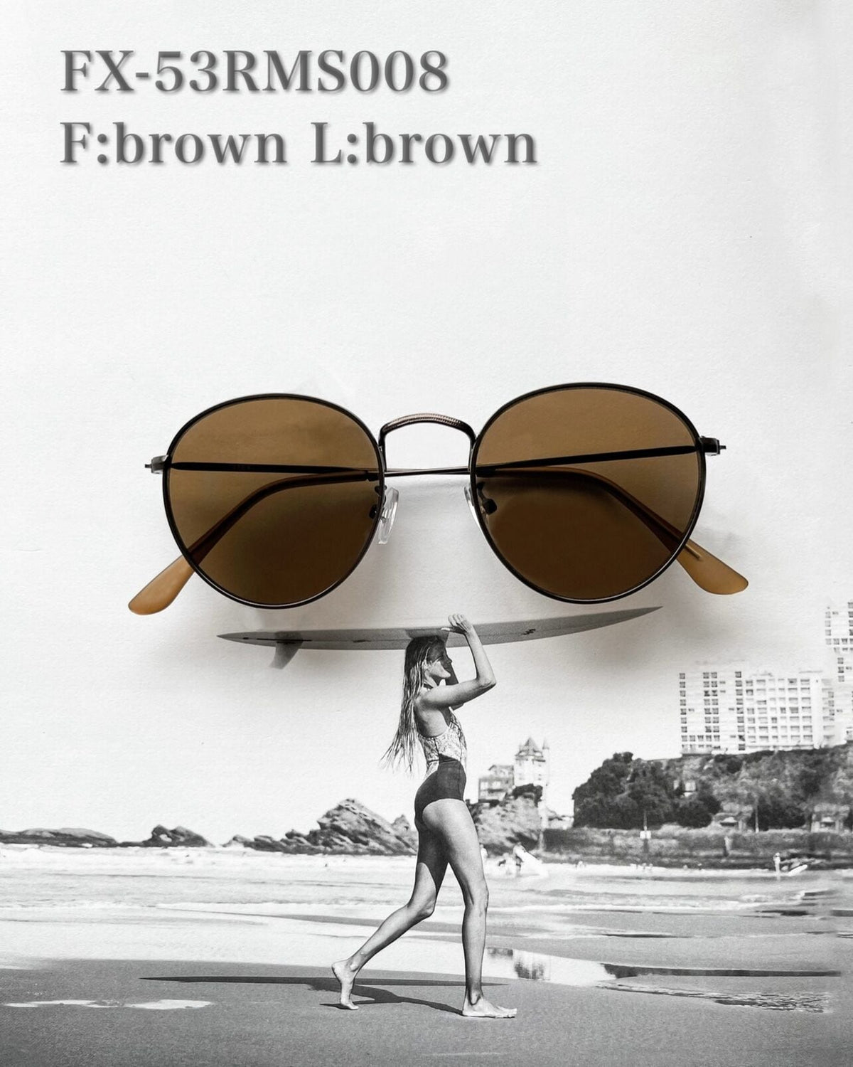 round metal sunglasses -53mm-