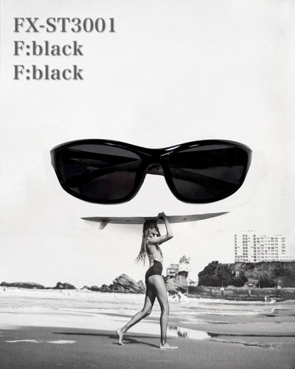 sports type frame sunglasses