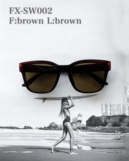 square wide sunglasses