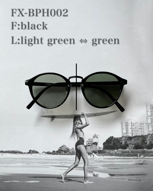 調光・偏光レンズ搭載 boston sunglasses