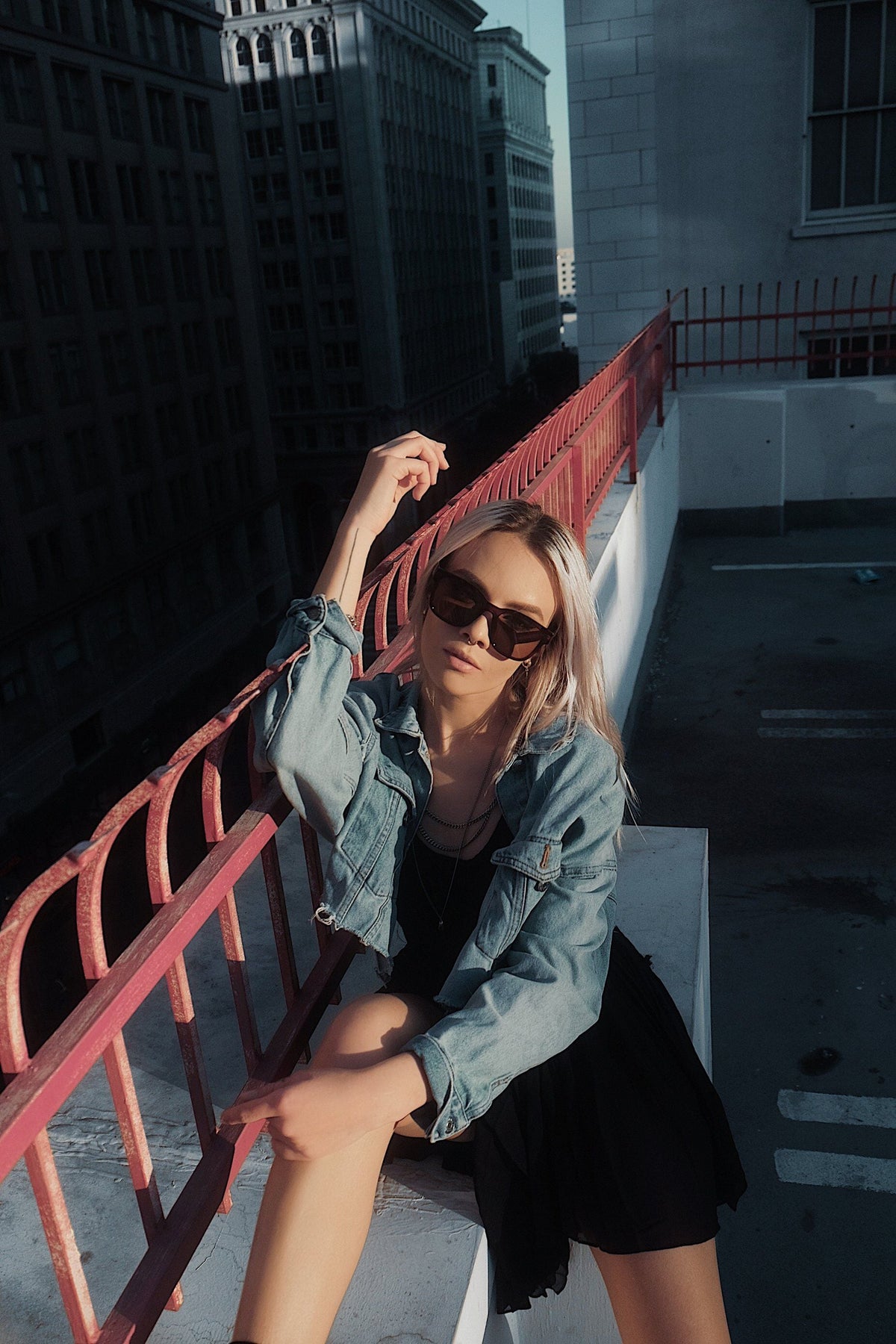 square wide sunglasses