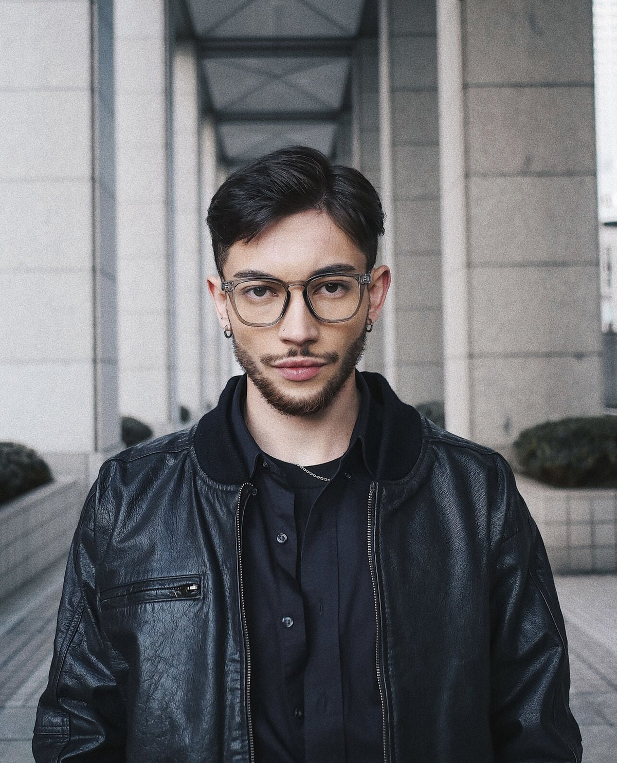 square frame clear sunglasses