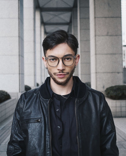 square frame clear sunglasses