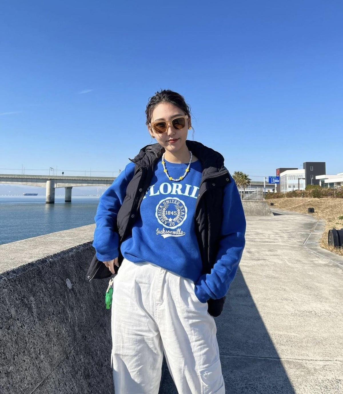 square wide sunglasses
