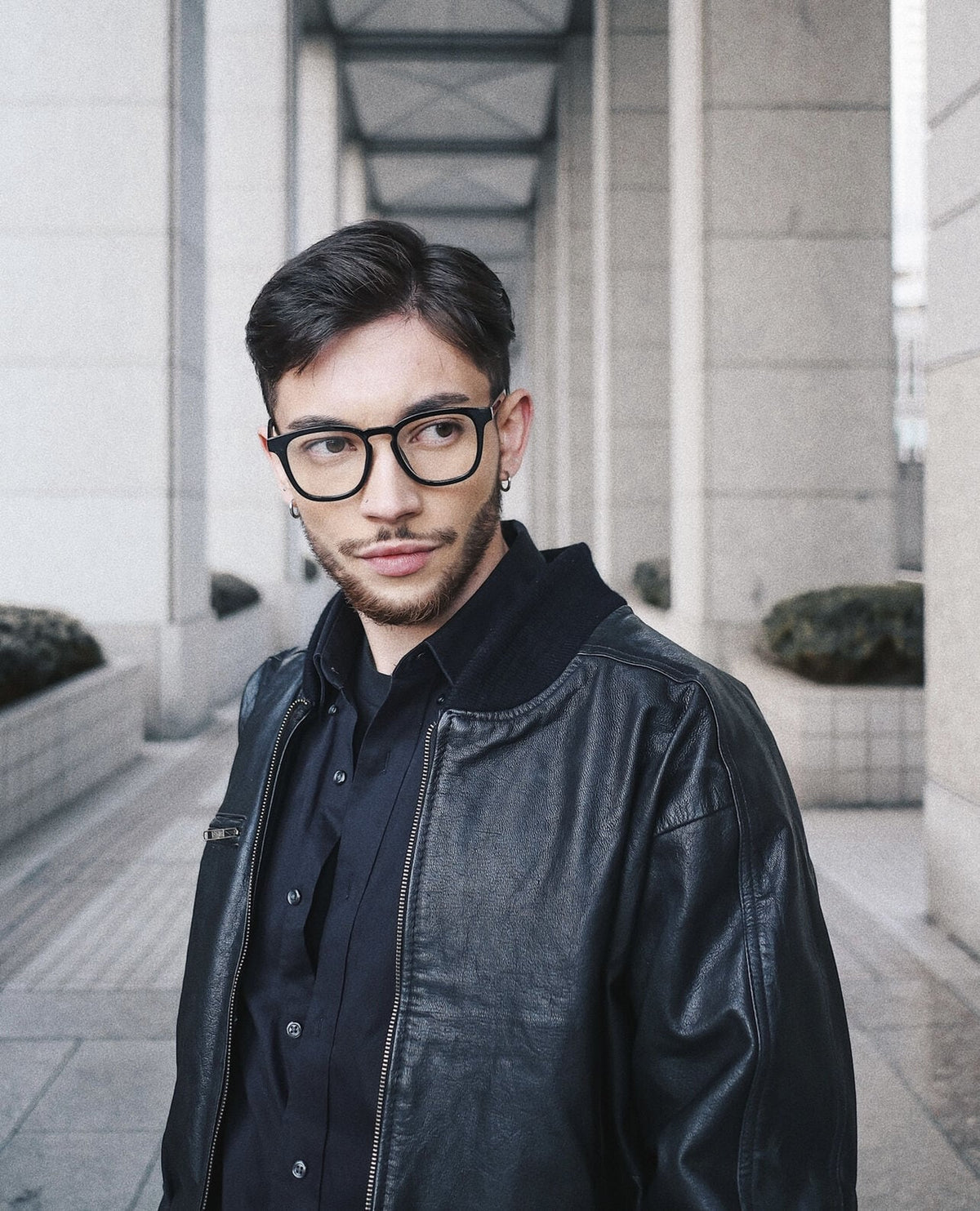 square frame clear sunglasses