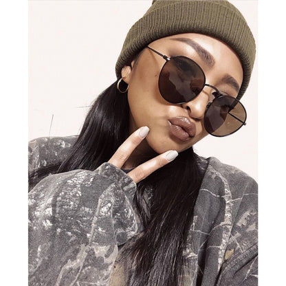 round metal sunglasses -53mm-