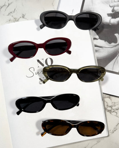 slim oval sunglasses