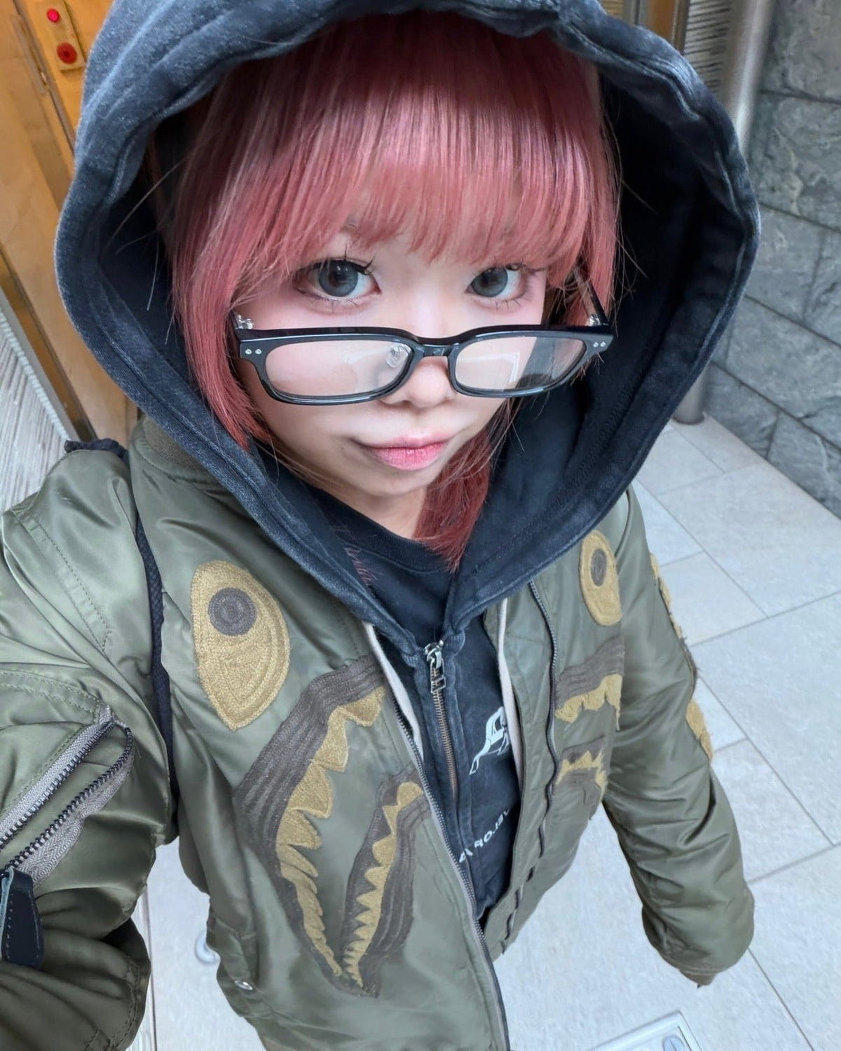 slim square clear sunglasses