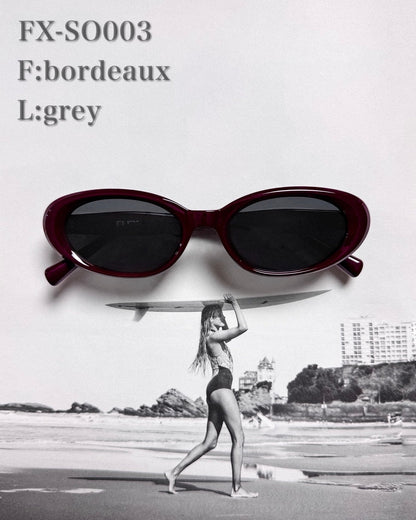 slim oval sunglasses
