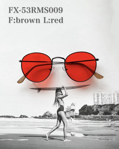 round metal sunglasses -53mm-