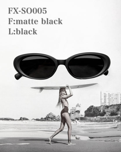 slim oval sunglasses