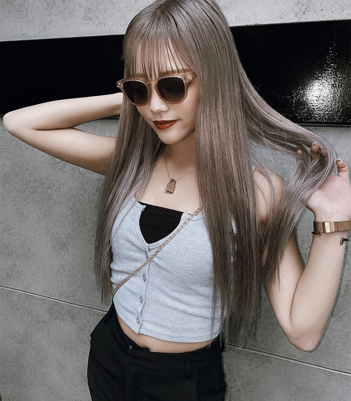 square frame sunglasses