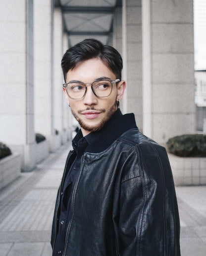 square frame clear sunglasses