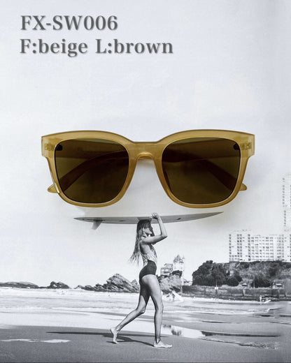 square wide sunglasses