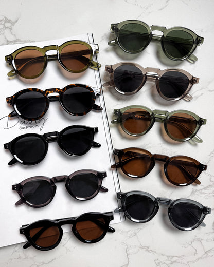 round frame sunglasses