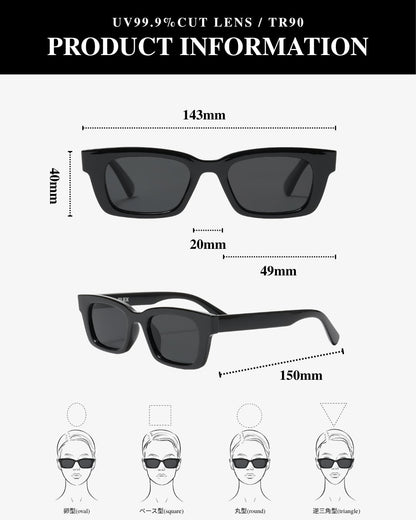 slim square 3 sunglasses