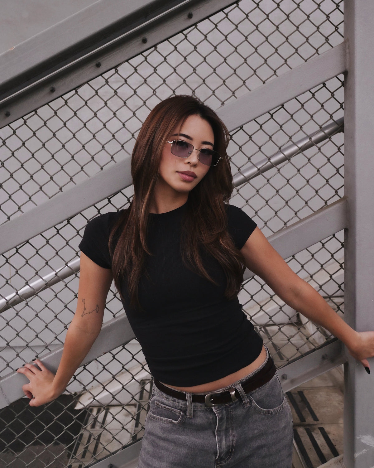 調光レンズ搭載 slim metal 2 sunglasses