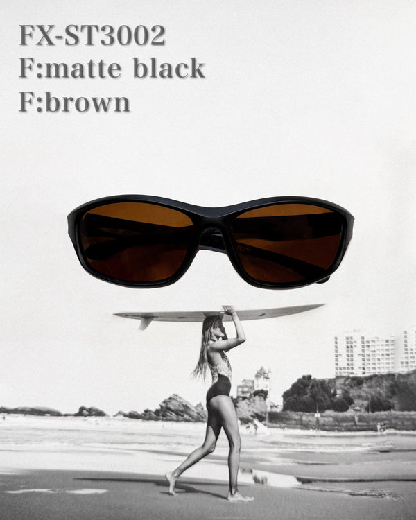 sports type frame sunglasses