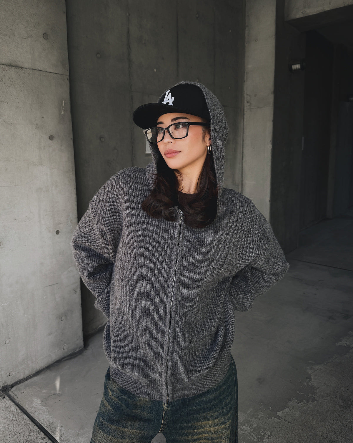 slim square clear sunglasses