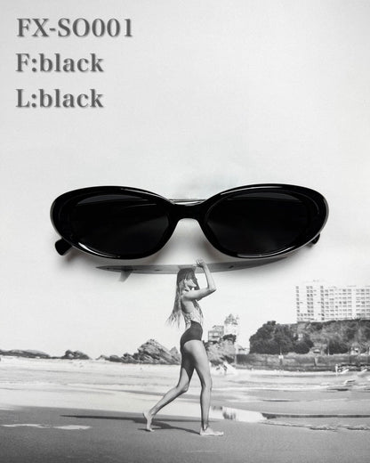 slim oval sunglasses