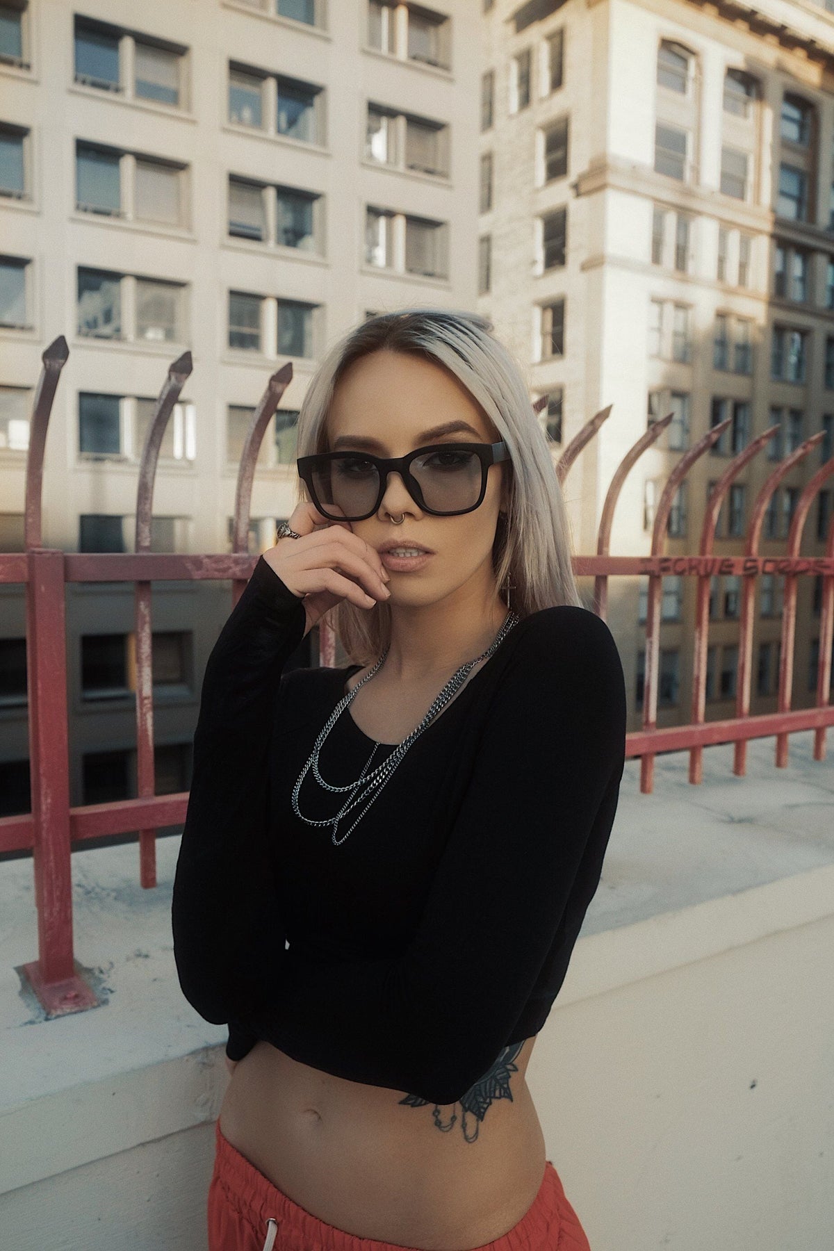 square wide sunglasses