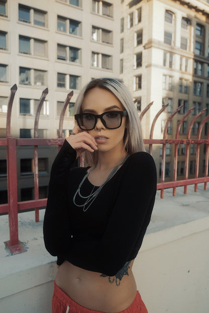 square wide sunglasses