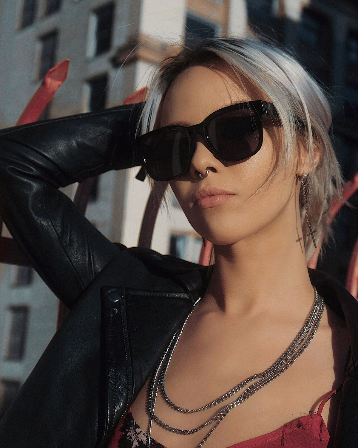 square wide sunglasses