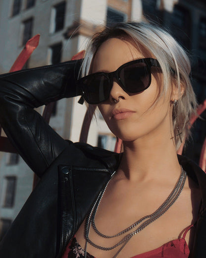 square wide sunglasses