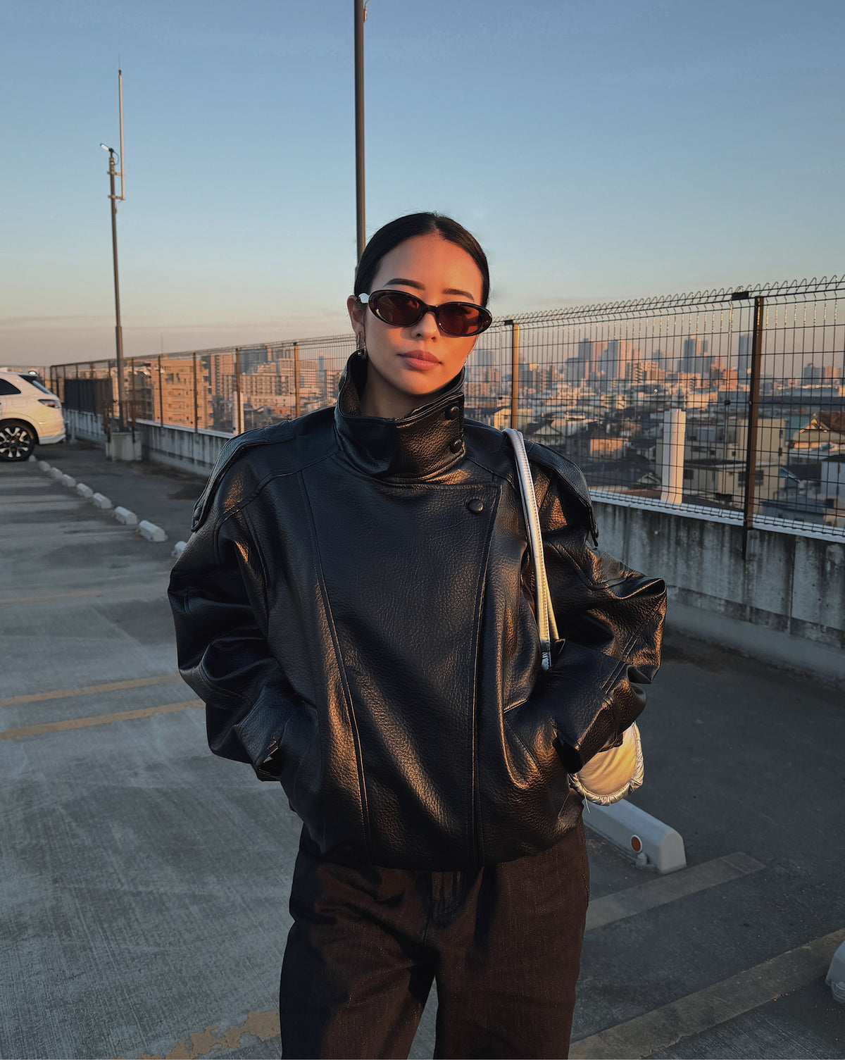 slim oval sunglasses