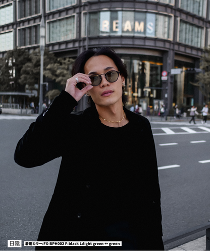 調光・偏光レンズ搭載 boston sunglasses