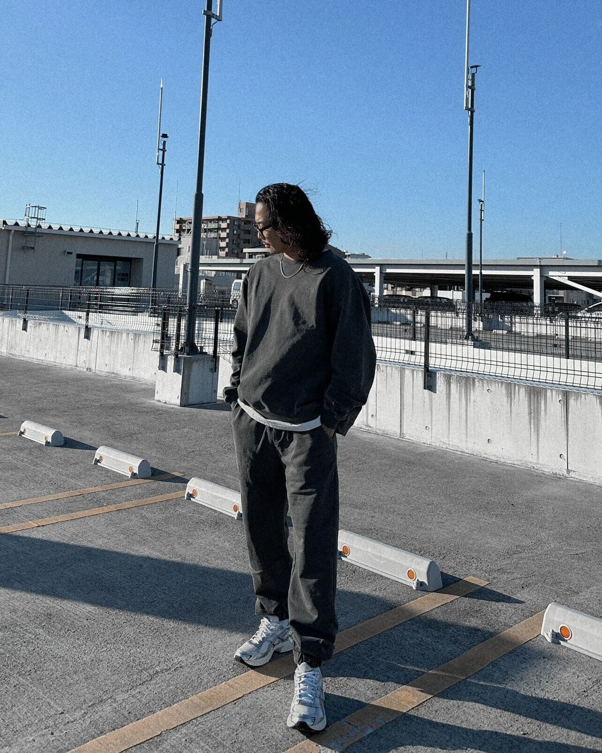 Heavy weight pigment sweat pants