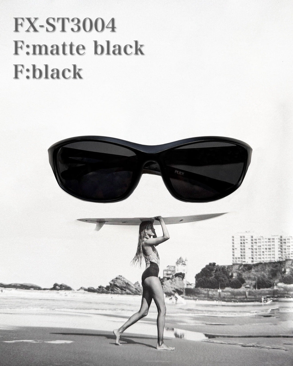 sports type frame sunglasses