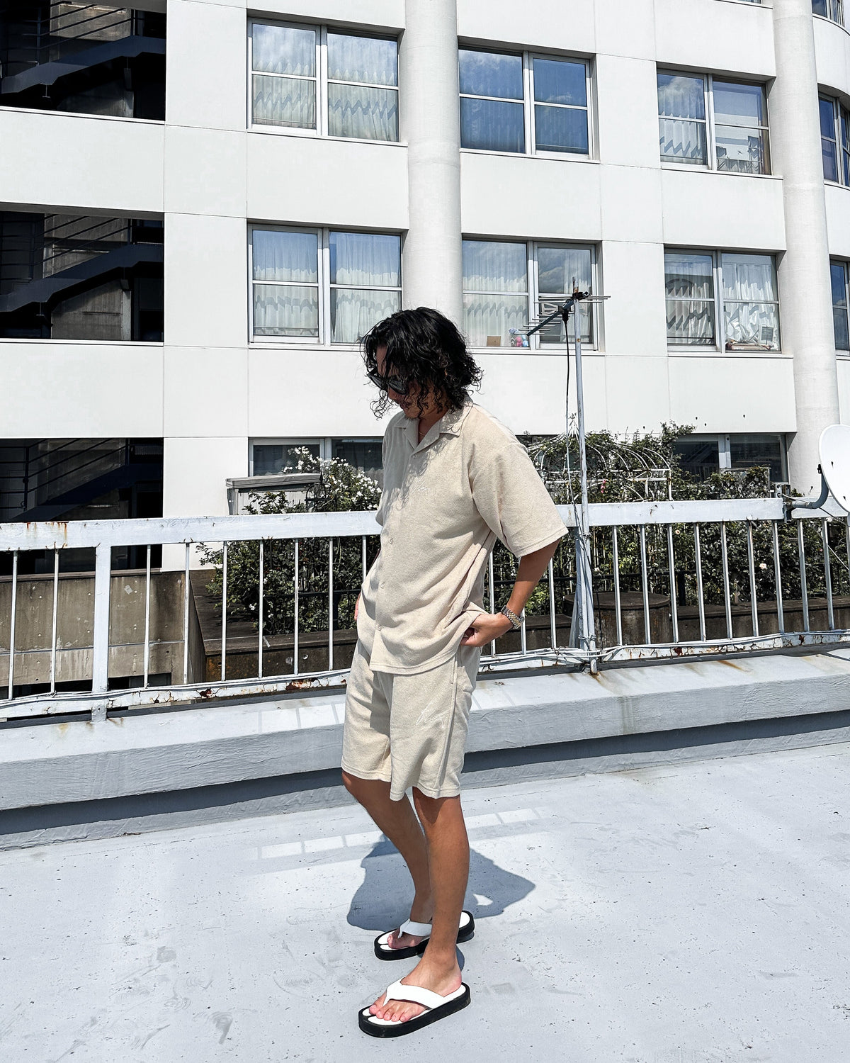 Open collared pile set up オープンカラーパイルセットアップ