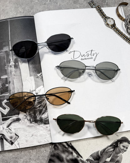 metal oval sunglasses