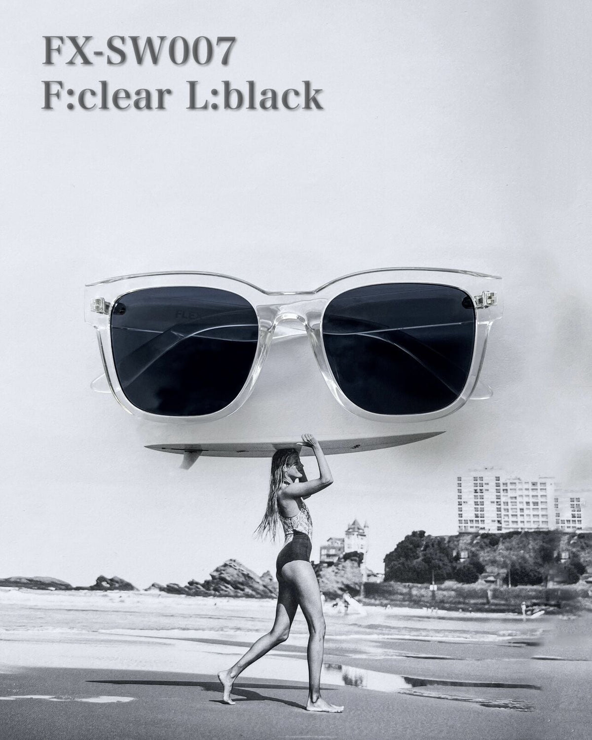 square wide sunglasses