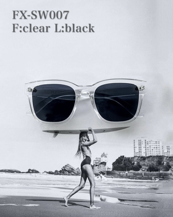 square wide sunglasses