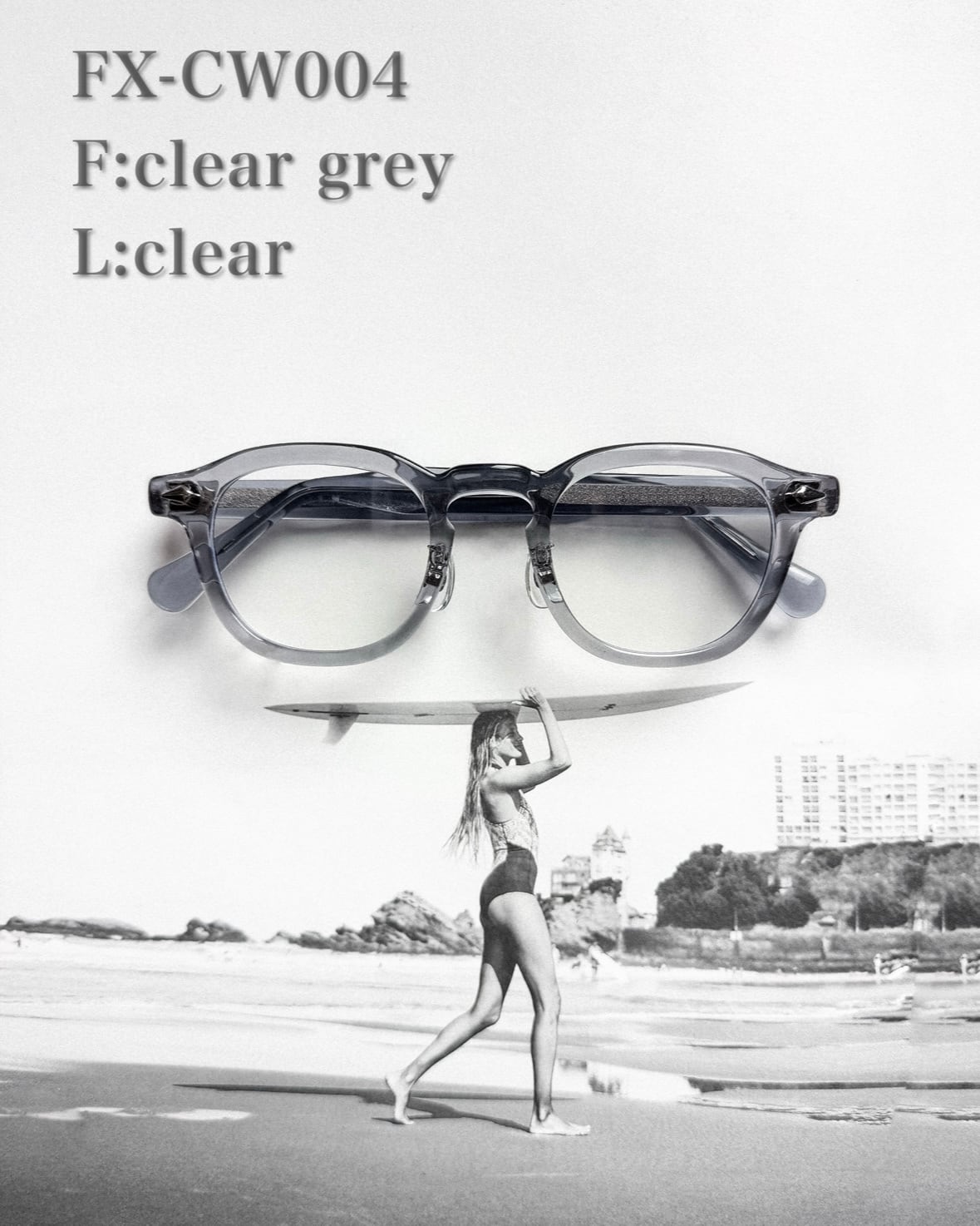 classic wellington clear sunglasses