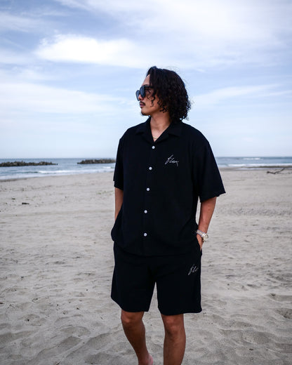 Open collared pile set up オープンカラーパイルセットアップ