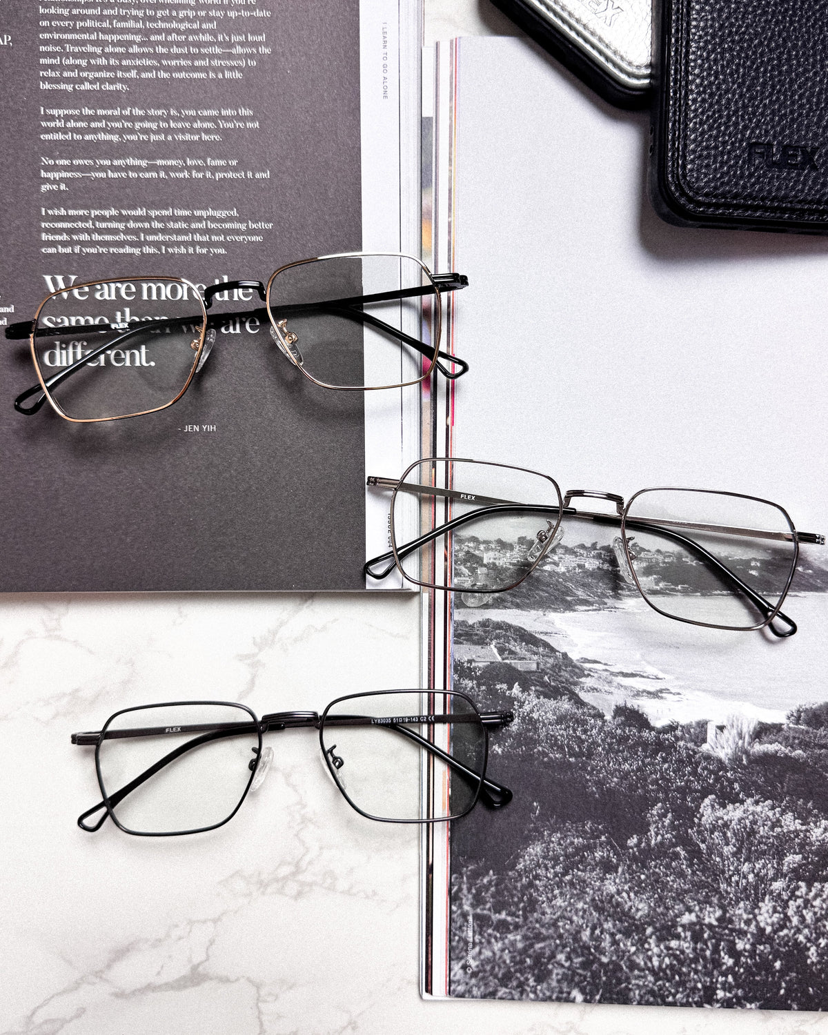 slim metal sunglasses
