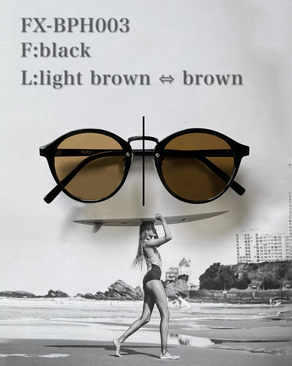 調光・偏光レンズ搭載 boston sunglasses