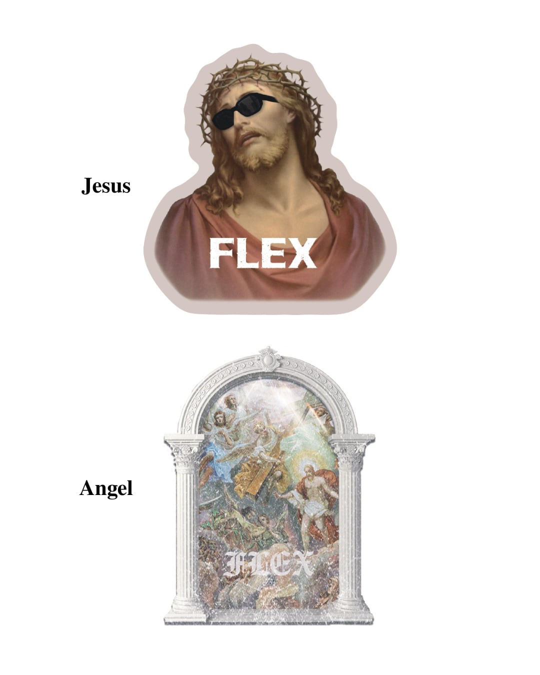 FLEX Sticker set
