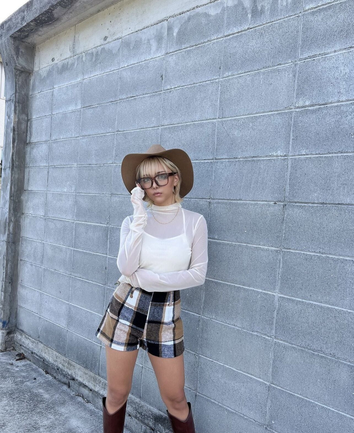 square wide clear sunglasses