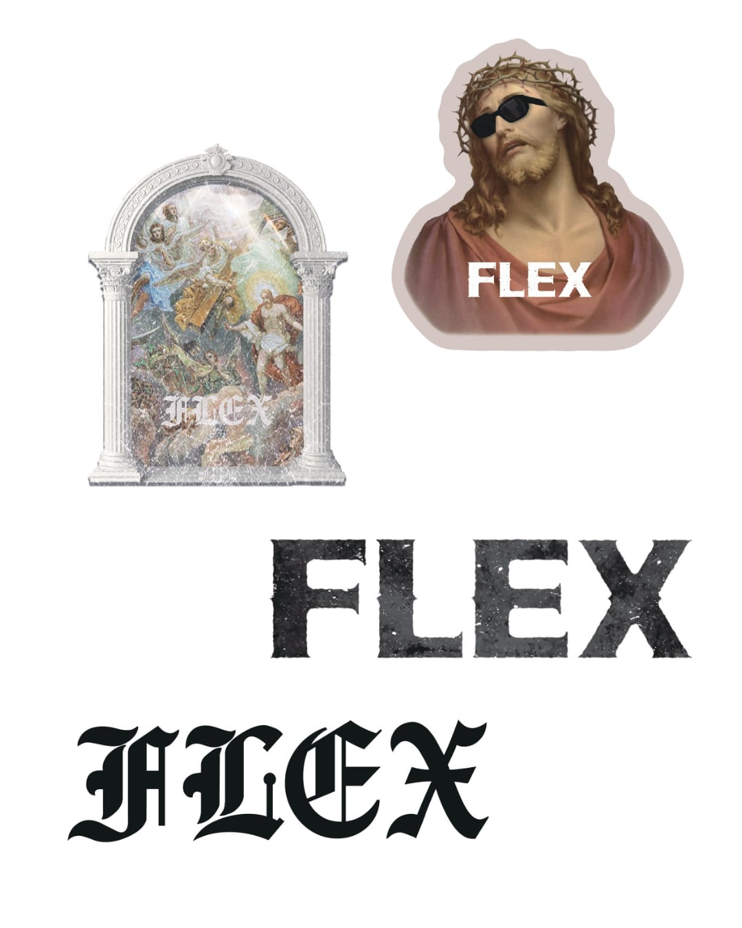 FLEX Sticker set
