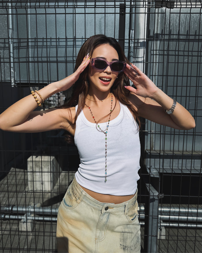 【5colors】Box square 5 sunglasses