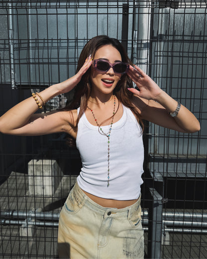 【5colors】Box square 5 sunglasses